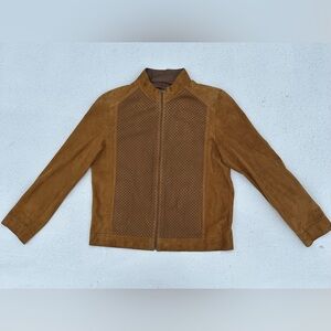 Pelle reversible Brown Suede Jacket
